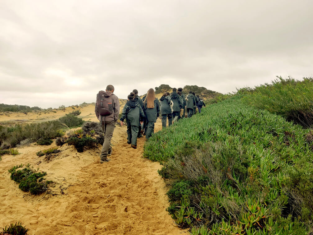 Acção de conservação e educação ambiental nos Zimbrais dos Alteirinhos