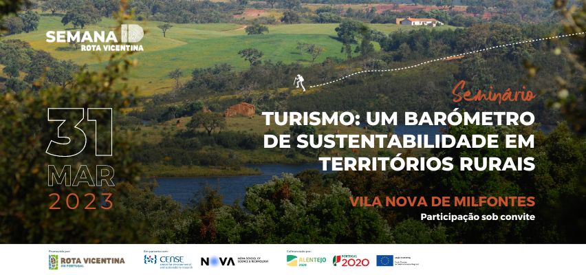 Seminário “Turismo: um barómetro de sustentabilidade em territórios rurais” - Semana ID Rota Vicentina